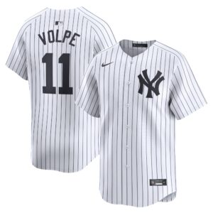 New York Yankees Anthony Volpe #11 White Home Limited Player Jersey