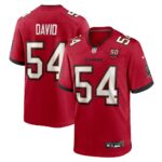 Lavonte David #54 Tampa Bay Buccaneers 50th Season Team Game Jersey - Red