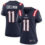 Julian Edelman New England Patriots  Women's Game Jersey - Navy