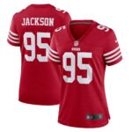Drake Jackson San Francisco 49ers  Women's Game Player Jersey - Scarlet