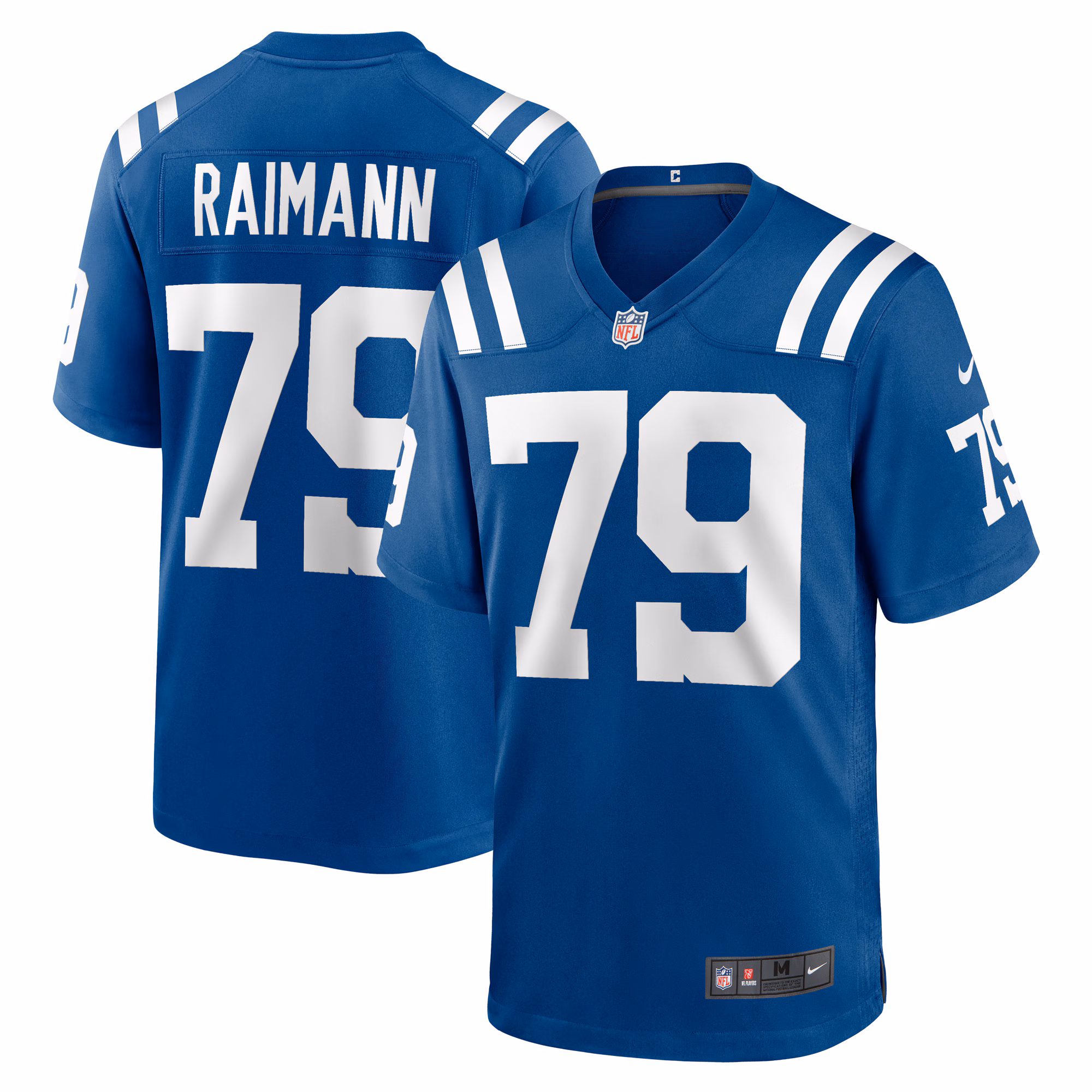 Bernhard Raimann Indianapolis Colts Player Game Jersey - Royal