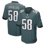 Kyron Johnson Philadelphia Eagles  Game Player Jersey - Midnight Green