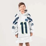 Kid 11 Seattle Football Unisex Blanket Hoodie