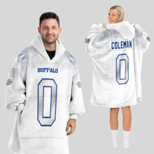K.C 0 Buffalo Football Unisex Blanket Hoodie