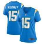 Ladd McConkey Los Angeles Chargers Women's  Game Jersey -  Powder Blue