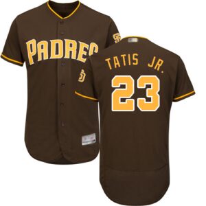 San Diego Padres #23 Fernando Tatis Jr. Brown Flexbase Collection Stitched Jersey