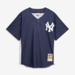 New York Yankees Derek Jeter #2 Mitchell & Ness Navy Authentic Batting Practice Jersey
