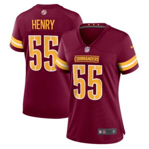 K.J. Henry Washington Commanders  Women's Team Game Jersey - Burgundy